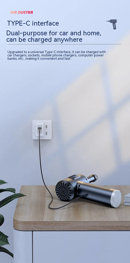 50000RPM Car Vacuum Cleaner Handheld Powerful Pump Mini Cordless Cleaner Super Strong Robot Wireless Vacuum Cleaner And Blower