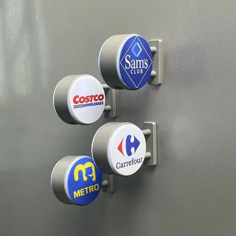 Room Decoration Fridge Magnets Coffee Shop Luminous Light Boxes Creative Convenience Store Light Signs Home Decorative Ornaments