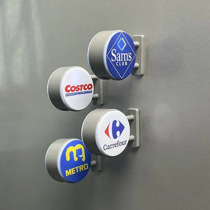 Room Decoration Fridge Magnets Coffee Shop Luminous Light Boxes Creative Convenience Store Light Signs Home Decorative Ornaments