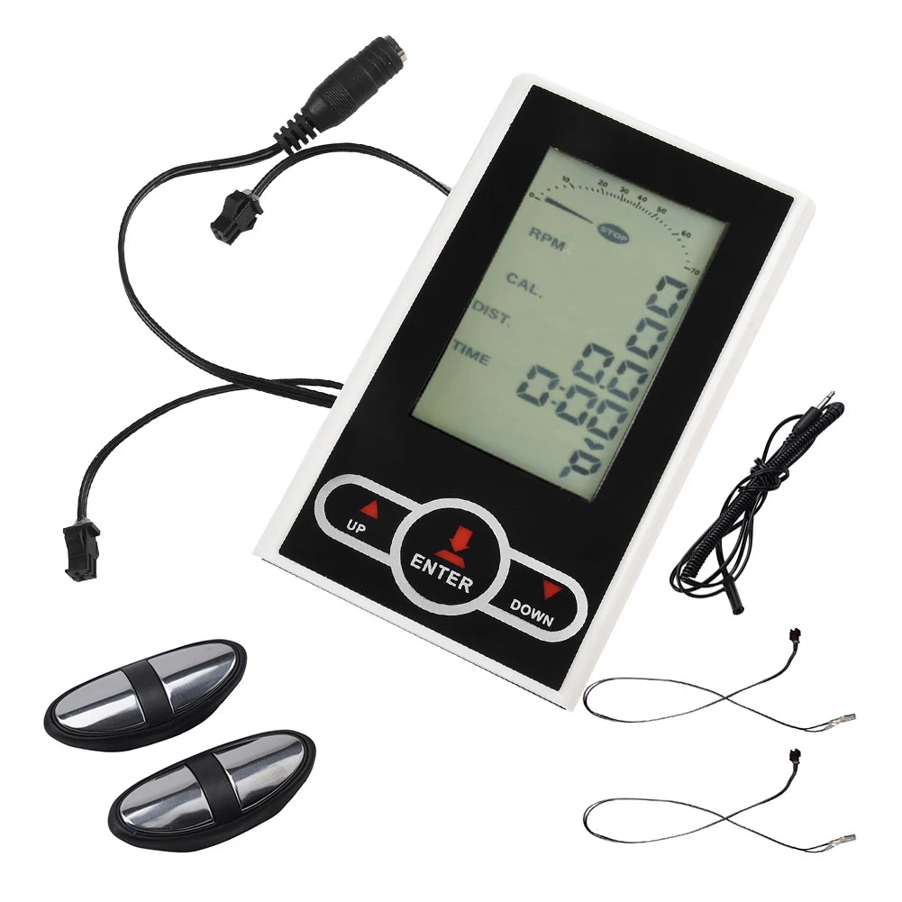 Exercise Bike Monitor Speedometer Display 137x80mm Plastic Stationary  Elliptical Trainer Cardio Equipment  Accessories