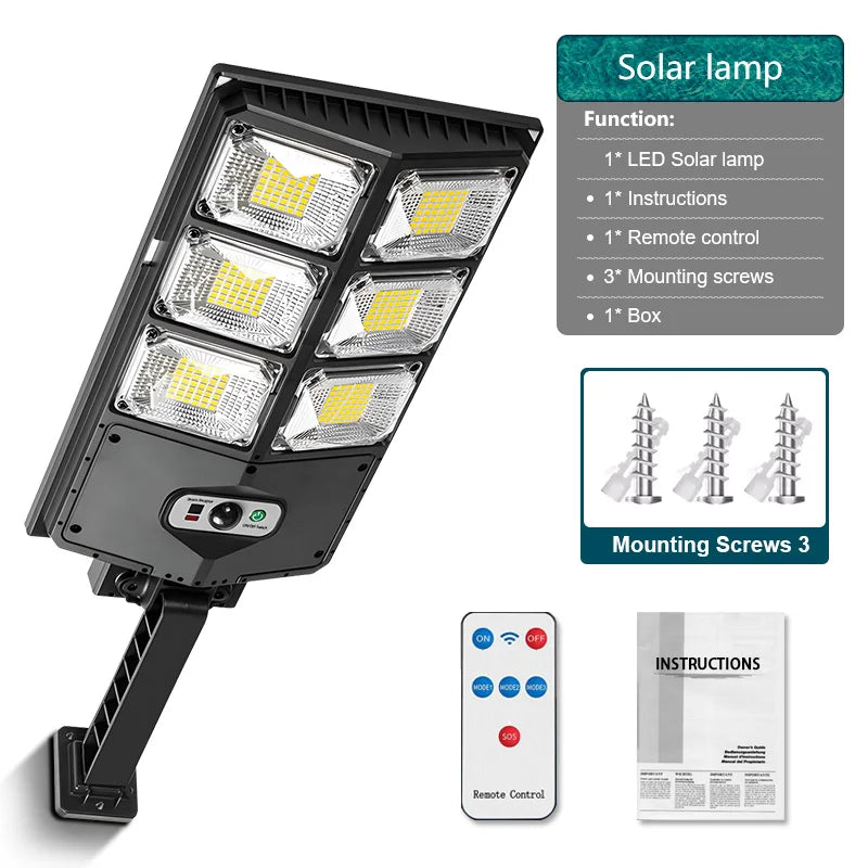 Smart Motion Sensor Wall Lights Outdoor Solar Lamp Garage Lamp Balcony Courtyard Decoration Porch Light Roadside Security Lights