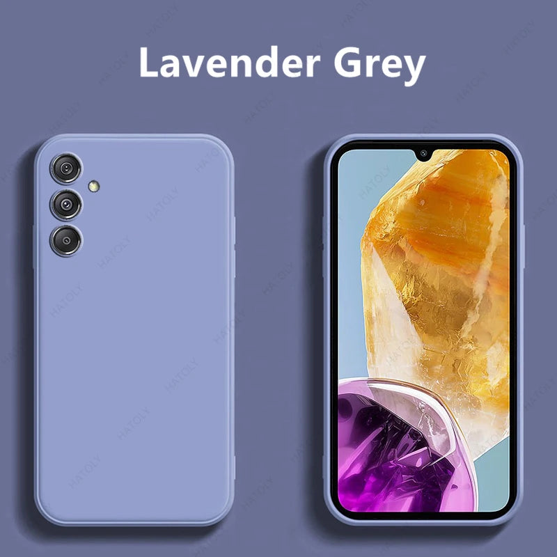 For Samsung Galaxy M15 Case for Samsung Galaxy M15 Cover Shell Soft Original Liquid Silicone Phone Case for Samsung Galaxy M15