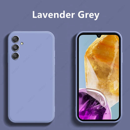 For Samsung Galaxy M15 Case for Samsung Galaxy M15 Cover Shell Soft Original Liquid Silicone Phone Case for Samsung Galaxy M15