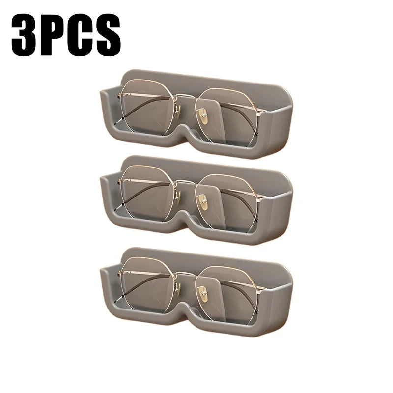 10PCS Eyeglasses Organizer Premium Sunglasses Display Case Wall Mounted No-Punch Sunglasses Organizer Home Organization