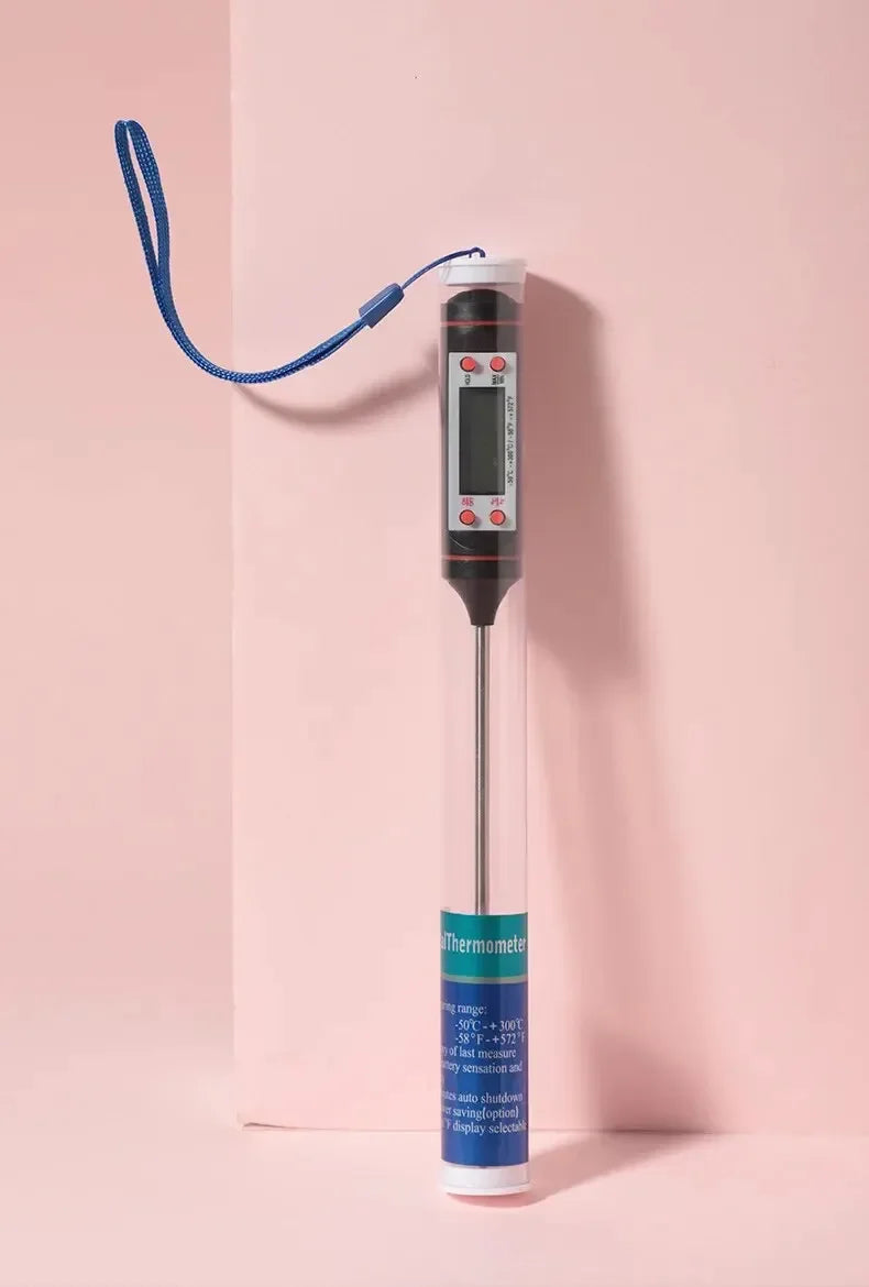 Kitchen Food Baking Digital Thermometer New Meat Thermometer Electronic Probe Type Digital Display Liquid Grill Thermometer