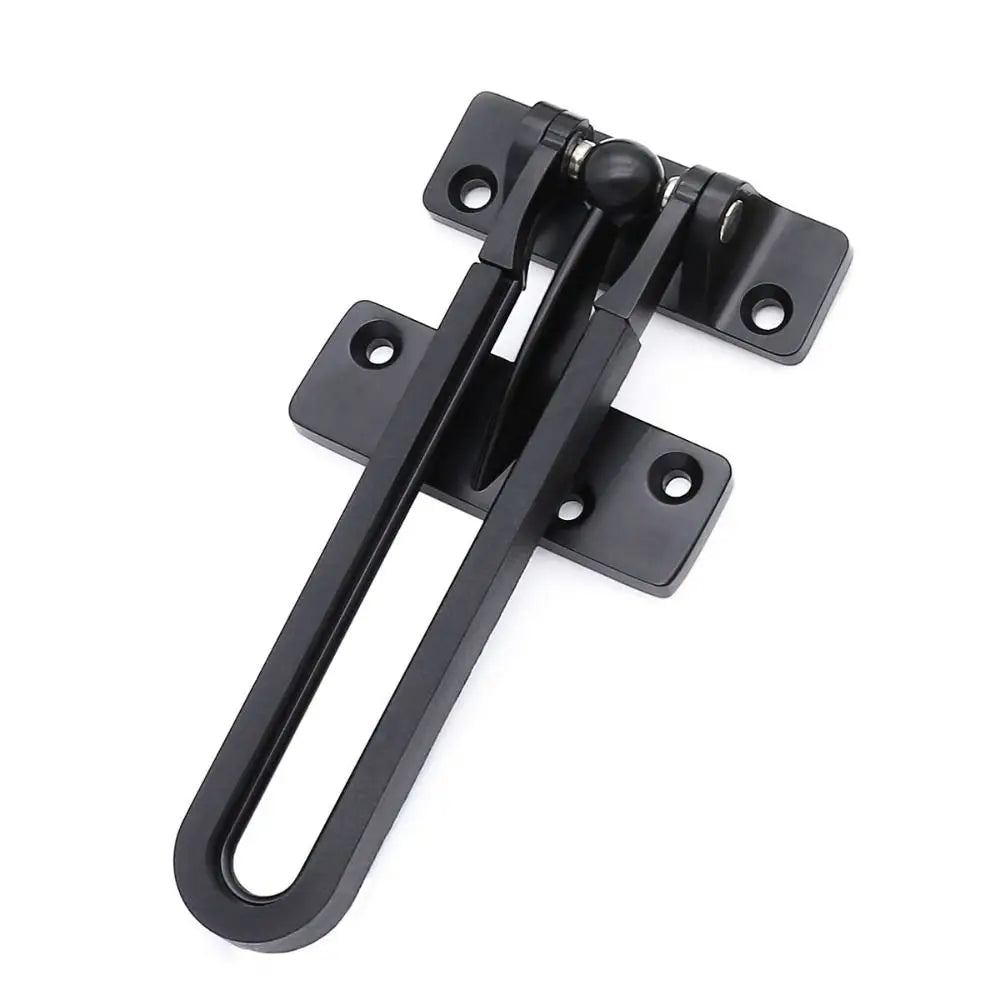Durable Zinc Alloy Sliding Door Catch Solid Bolt Mute Door Buckle Anti-rust Security Door Hasp Bedroom
