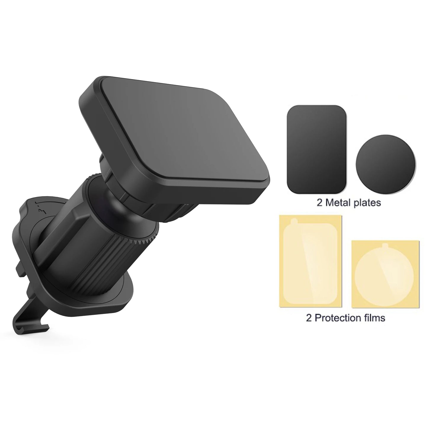 Magnetic Phone Holder Car Phone Mount Magnetic [Easily Install] Phone Mount for Car [6 Strong Magnets] Cell Phone Holder for Car