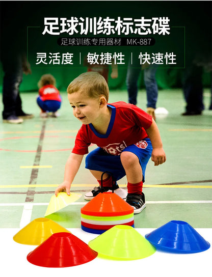 Soccer Cones Set Football Training Equipment for Kid Pro Disc Cones Agility Exercise Obstacles Avoiding Sports Accessories