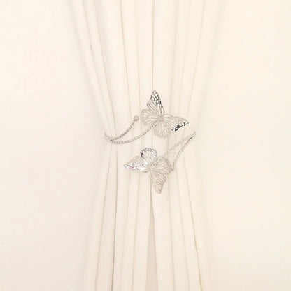 Metal Butterfly Curtain Strap Beautiful Curtain Clip Tie Back Buckle Clip Exquisite Luxury Curtain Holder Curtain Binding Strap