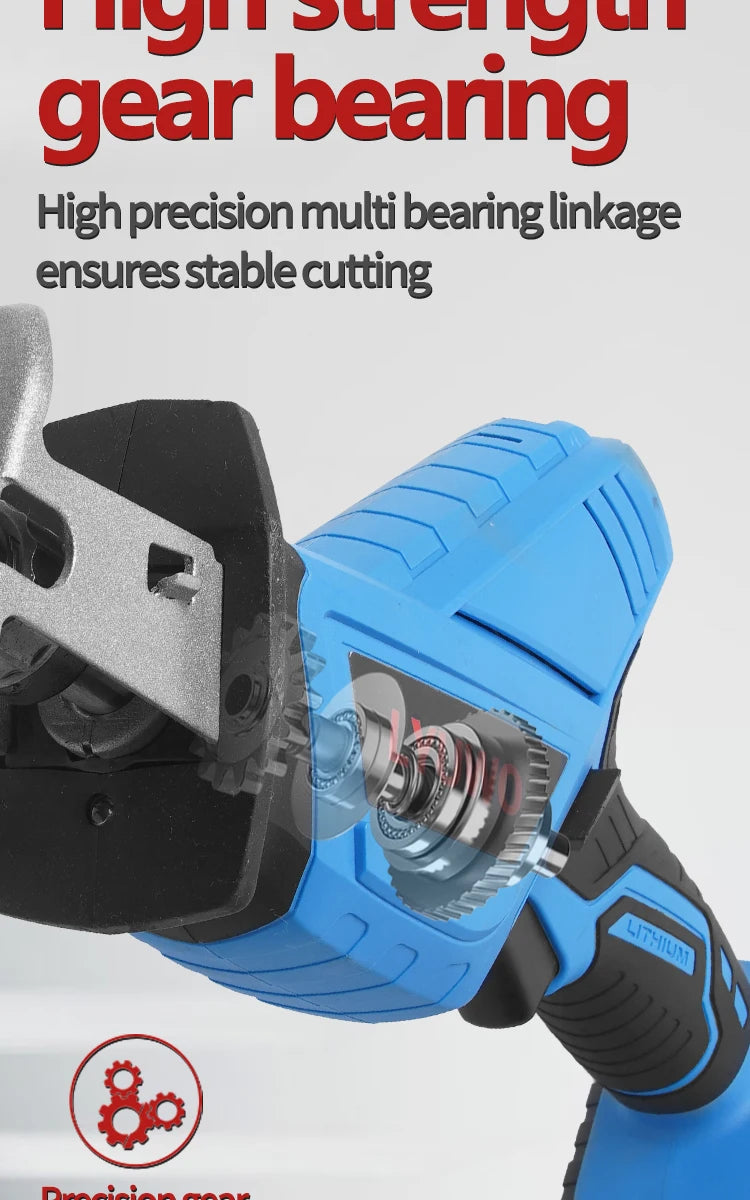20V Rechargeable Reciprocating Saw Adjustable Speed Electric Saw Blade Saw Portable Wood Metal Cutting Chain Saw