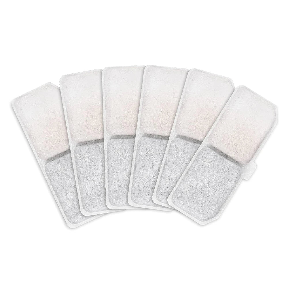 6/12Pcs Cat Fountain Filters Set Pet Water Fountain Filters Replacement Activated Carbon Filter Cat Dog Drinking Fountain Filter