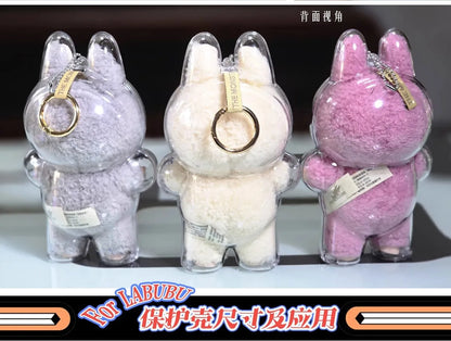 17cm Labubu Protector Case Labubu V1V2V3 Suitable for Wearing Clothes Protective Acrylic Storage Case Transparent DIY Gifts