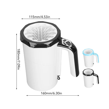 Automatic Dog Paw Cleaner Powerful Rechargeable Dog Paw Washer Cup Hands  Multifunction Silicone  for Large Dogs