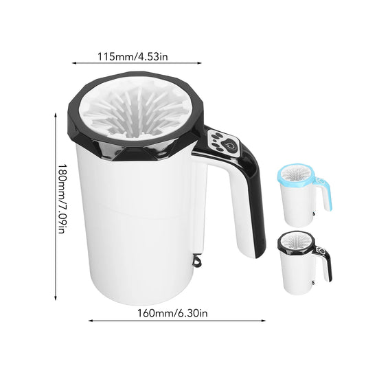 Automatic Dog Paw Cleaner Powerful Rechargeable Dog Paw Washer Cup Hands  Multifunction Silicone  for Large Dogs