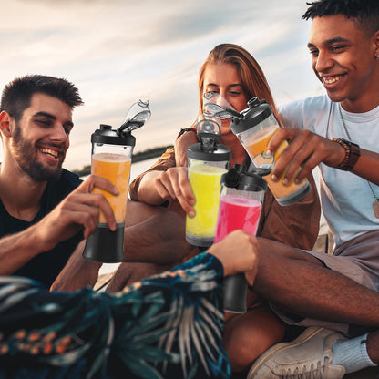 Portable Juicer Blender 600ml Electric Fruit Juicer USB Charging Lemon Orange Fruit Juicing Cup Smoothie Blender Machine