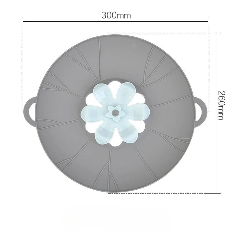 Silicone pattern anti-spill lid, silicone fresh-keeping lid, rotatable lid, kitchen gadgets