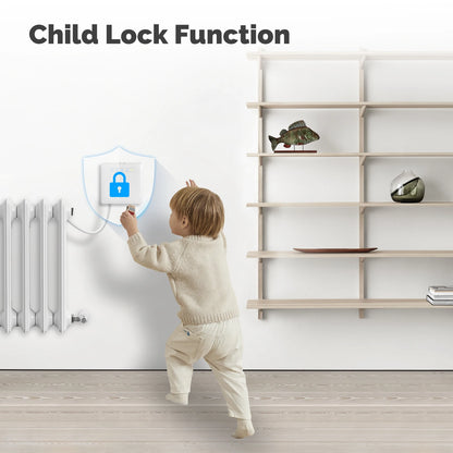 Wifi Smart Thermostat For Pilot Wire Heating Radiator Support Ecowatt Electricity Monitoring App Remote Control Alexa GoogleHome