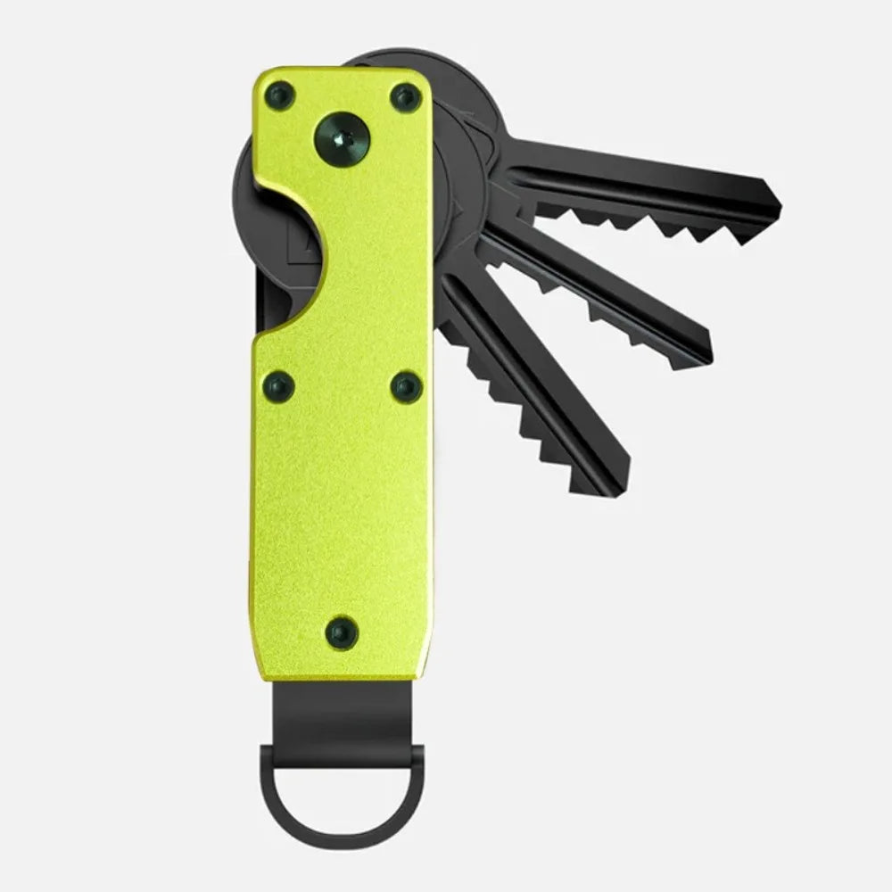 Innovative Metal Key Organizer with Screwdriver Minimalist Key Case Holder Holds 2-6 Keys Keys Bag for Keys Less Than 6.2cm