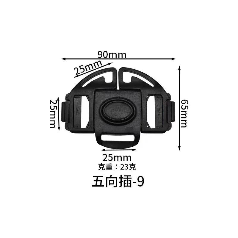 5 point Buckles Stroller Safety Seat Waist Harness Buckle Clip Replacement Part For Orbit Baby G3 5B