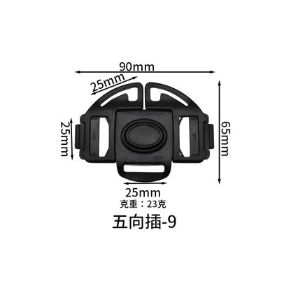 5 point Buckles Stroller Safety Seat Waist Harness Buckle Clip Replacement Part For Orbit Baby G3 5B