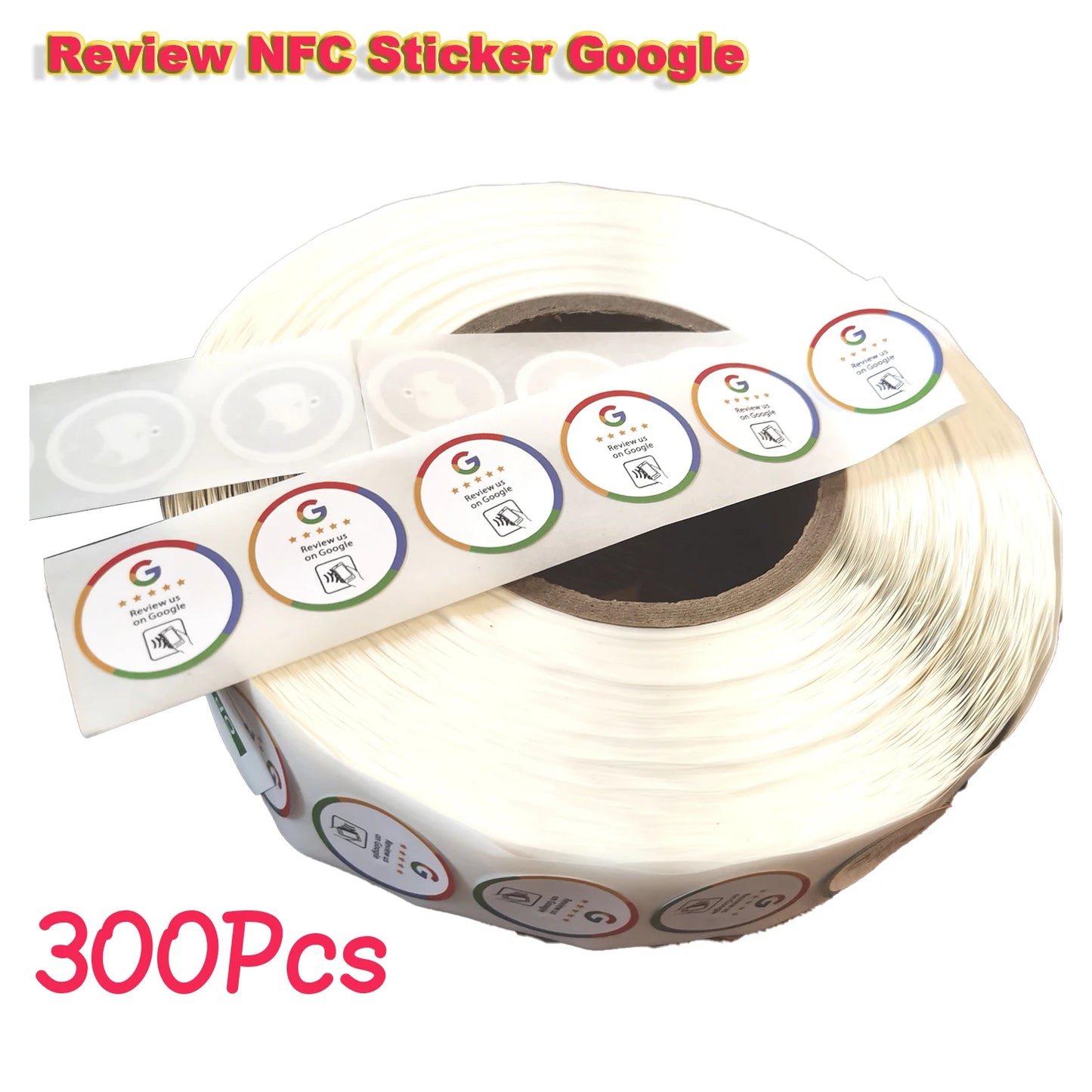 10/50/100Pcs Boost Review NFC Sticker Google Google Review NFC Sticker Increase Your Reviews Google Tap To Review Cards NFC Tag
