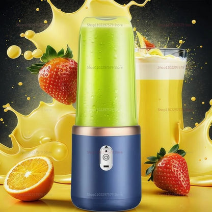 Portable Juicer Cup 6 Blade Blender Household Fruit Juicer Smoothie Mixer Machine USB Rechargeable Juice Extractor Kitchen Tool