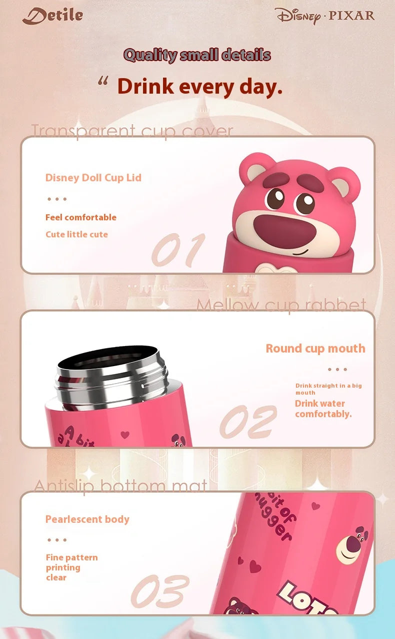 Cartoon Insulated Cup With High Appearance Children'S Water Cup Cute And Portable Student Food Grade Insulated Water Cup Gift