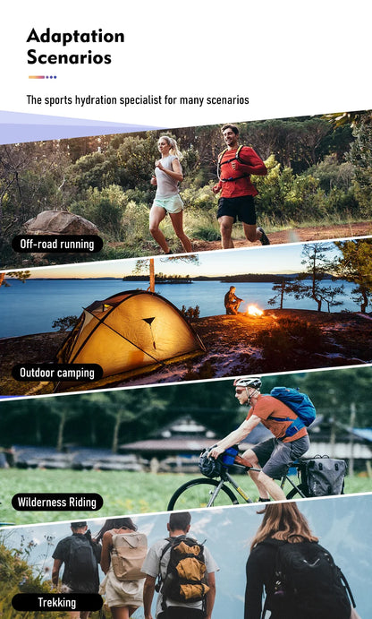 ThinkRider Water Bladder Water Reservoir Hydration Pack Storage Bag BPA Free - 1L 1.5L 2L 3L Running Hydration Vest Backpack