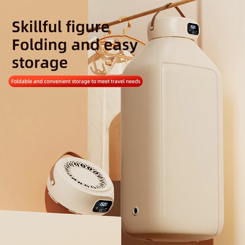 Portable Electric Clothes Dryer Multifunctional Dryer Machine Foldable Clothes Dryer with Timer Mini Clothes Dryer For Travel
