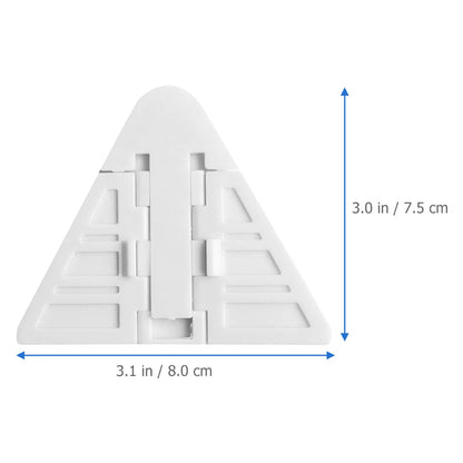 6 Pcs Hand Sliding Door Child Lock Baby Proof Security ABS Safety Lock No Screws Easy Install Closet Glass Wardrobe