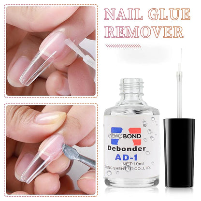 30/20/10pcs Fast-Dry Nail Glue Acrylic False Nail Tips Glue Gel For Fast Extension Super Bond Rhinestones False Nails Mini Glue