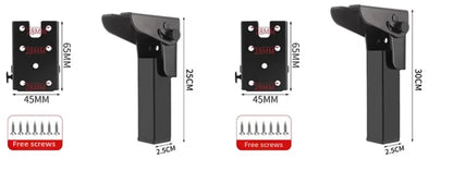 Foldable Table Leg Supports Thickened Sturdy Bases Anti-Slip Wear-Resistant Silent Foot Pads Heavy-Duty Aluminum Alloy  Design