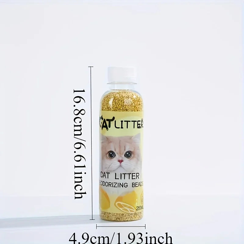 Natural Deodorizing Beads for Cat Litter Box 5 Fresh Scents Odor Control Absorbent Pearls Pet Toilet Supplies for Cats