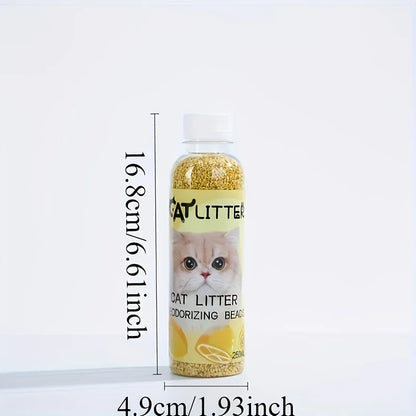 Natural Deodorizing Beads for Cat Litter Box 5 Fresh Scents Odor Control Absorbent Pearls Pet Toilet Supplies for Cats
