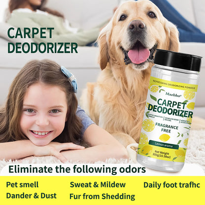Carpet Deodorizing Powder Powerful Pet Smell Eliminator & Urine Odor Dust Remover Refresher for Home Carpet Cleaning Accessories