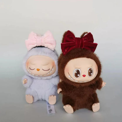 wholesale Labubu Sitting Party Headband Plush Doll Accessories Kawaii Hair Band Adorable Toy Decoration Gift Labubu2 Clothes
