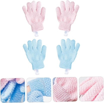 Bath scrub gloves, scrub gloves, body scrub gloves, body wash gloves, exfoliating gloves, facial scrub, facial scrub, bath spong