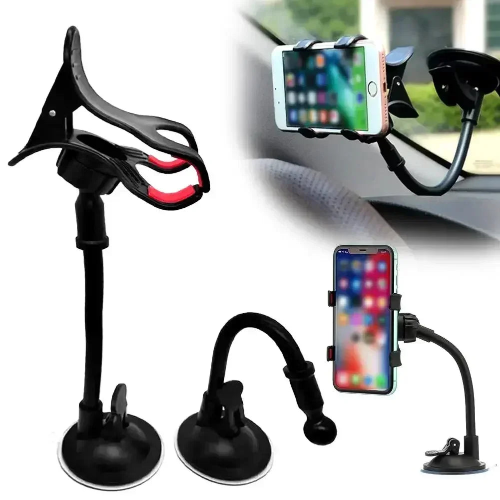 1PC Car Phone Holder Windshield Holder For Phone In Car Support Mobile Phone GPS Mount Desk Table Cell Mobile Phone Holder Stand