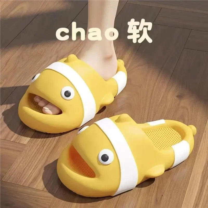2024 Cute New Indoor Home Bathroom Anti Slip Platform Sandals Ladies Wear Slippers Summer Outing