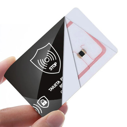 5Pcs RFID Blocking Card One Card Protects Entire Wallet Portable Credit Card Protector Ultra Thin for Passport Case Purse