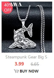 Talisman Protection Luck King Solomon Seal Necklace Stainless Steel Wealth Fortune Wheel Women Men Chain Jewelry salomon N3674