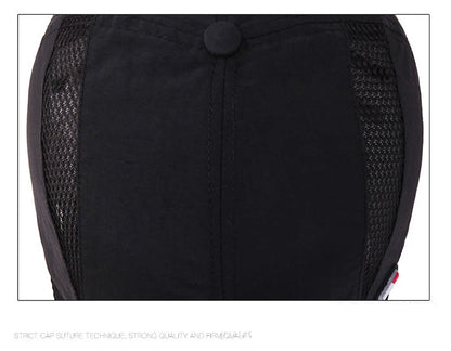 Summer Outdoor Sports Quick-Drying Mesh Baseball Cap Yuda Men Cap Simple Solid Color Hat