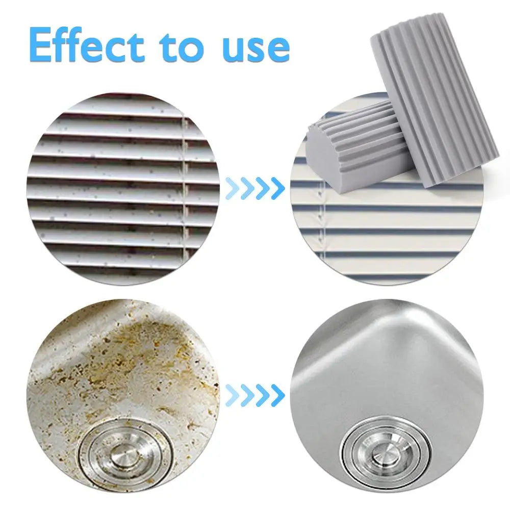 3pcs Duster for Cleaning Blinds Glass Magical Dust Cleaning Sponges Household Sponge Cleaning Brush Damp Clean Duster Sponge