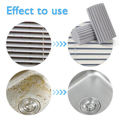 3pcs Duster for Cleaning Blinds Glass Magical Dust Cleaning Sponges Household Sponge Cleaning Brush Damp Clean Duster Sponge