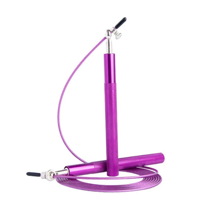 3 Meters Speed Skipping Rope Adjustable 360° Swivel Ball Bearing Boxing Skipping Rope Steel Wire Aluminum Alloy