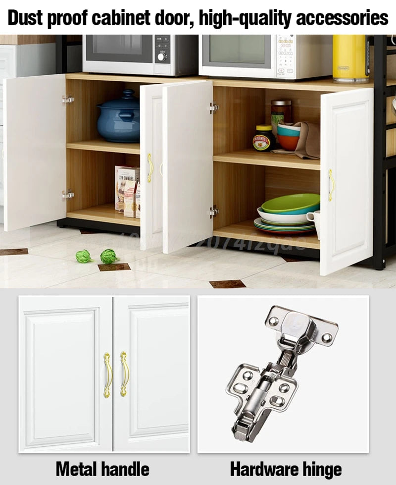 Kitchen  Islands Shelf  Storage Rack Home Organizer Cabinet Furniture With Non-slip Feet For Kitchens Complete Cabinets