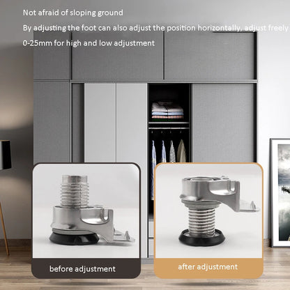Adjustable Table Leg Leveler Workbench Leveling Feet Furniture Table Cabinet Sofa Foot Load-Bearing Wear Prevention ноги стола