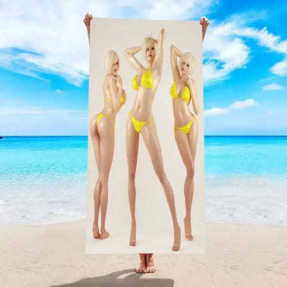 Womens-Sexy-Girl Towel Beach Towel for Your Summer Getaways! Suitable for towels, bath towels, beach towels