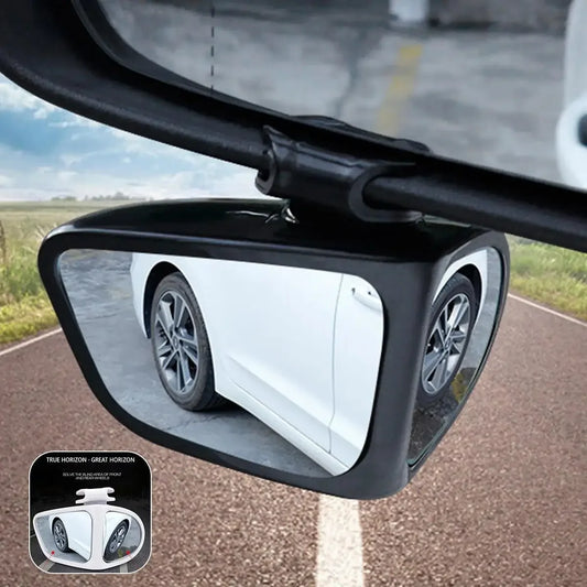 360 Degree Rotatable Side Car Blind Spot Convex Mirror Car Blind Spot Convex Mirror Rearview Parking Safety Auto Exterior Mirror