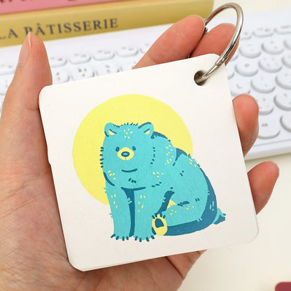 80-320Sheets Portable Notebook with Binder Rings Spiral Mini Notebook Study Cards Book Red/Yellow/Green/Black Student Stationery